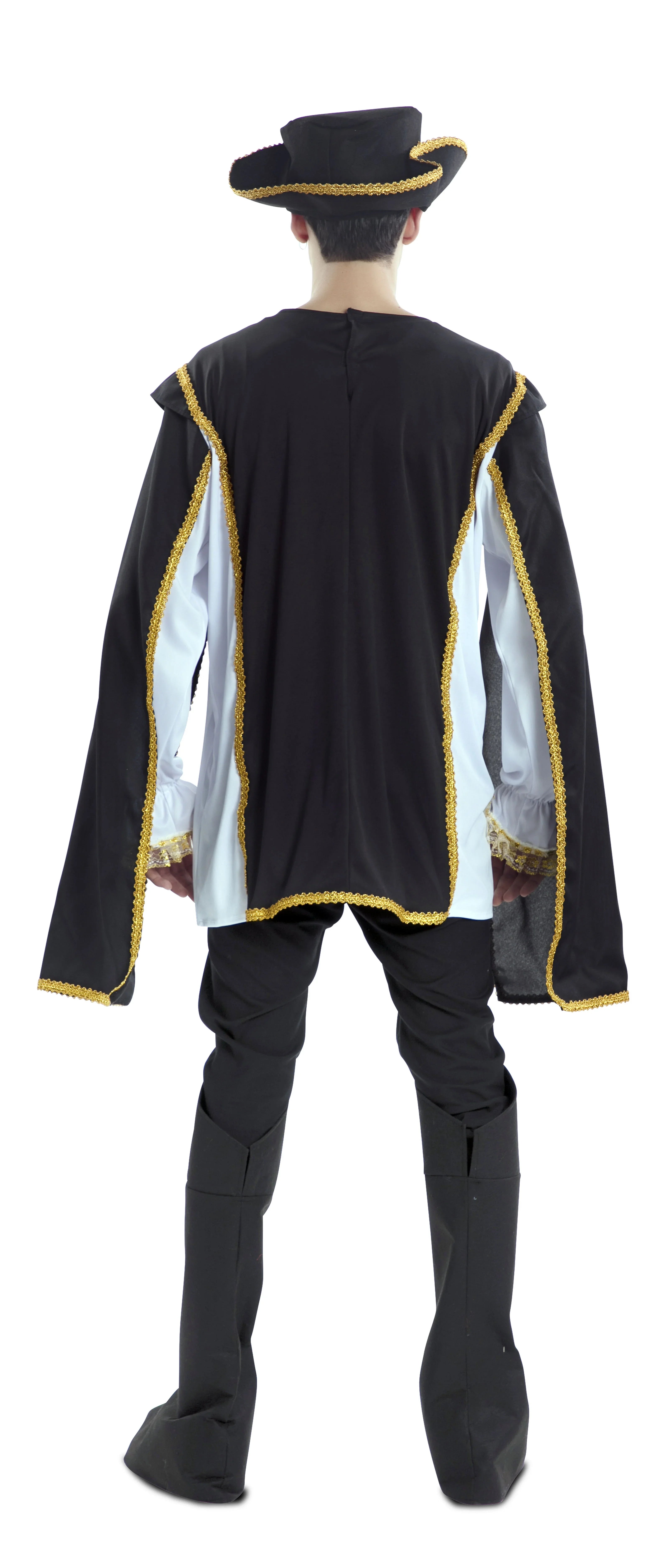 Disfraz de Mosquetero Negro para Hombre Mosquetero EuroCarnavales